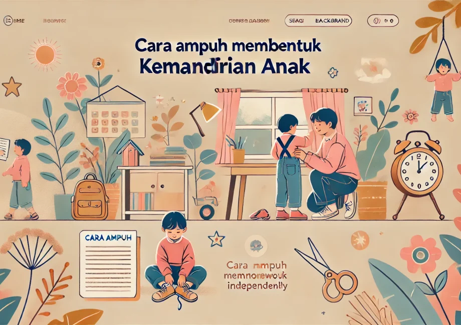 Cara Ampuh Membentuk Kemandirian Anak