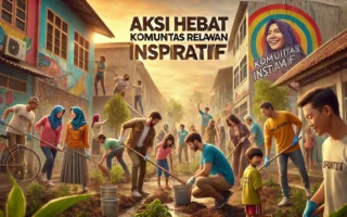 Aksi Hebat Komunitas Relawan Inspiratif