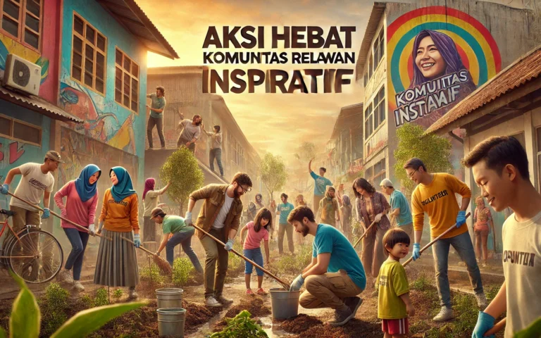 Aksi Hebat Komunitas Relawan Inspiratif