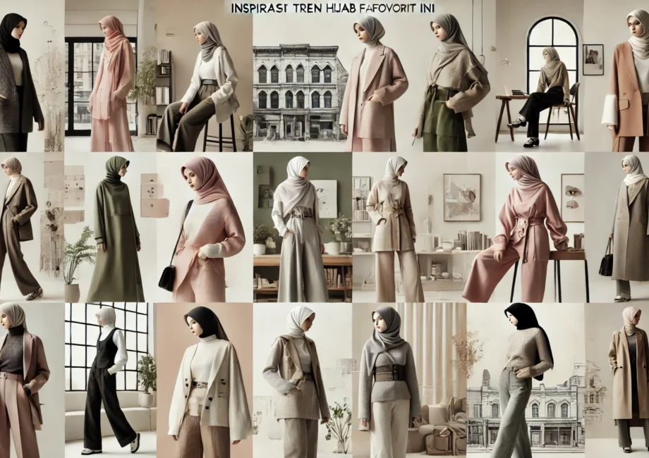 Inspirasi tren hijab favorit tahun ini