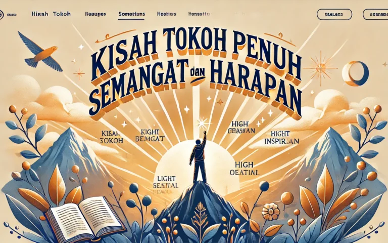 Kisah Tokoh Penuh Semangat dan Harapan