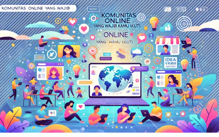 Komunitas Online yang Wajib Kamu Ikuti