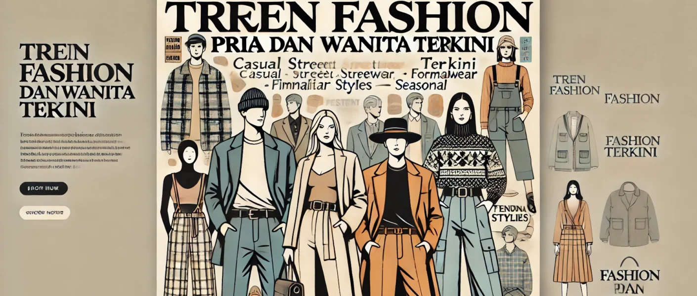 Tren Fashion Pria dan Wanita Terkini