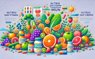 Nutrisi dan Vitamin Tingkatkan Imun