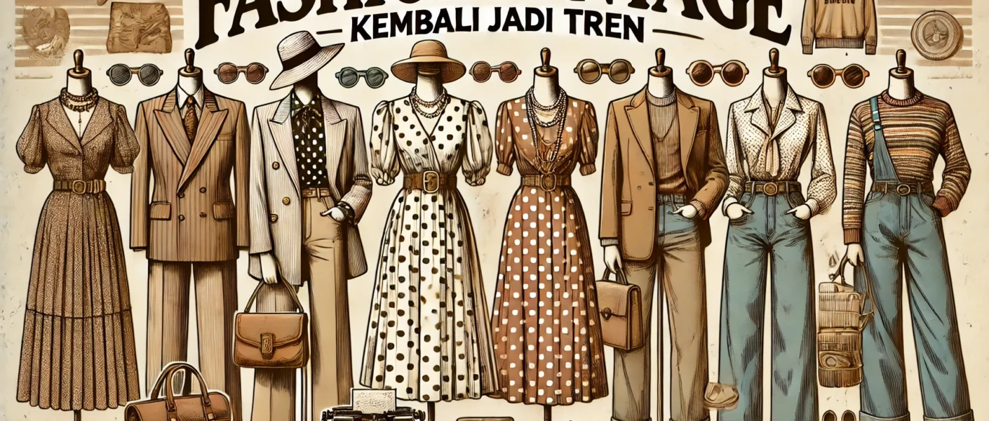 Fashion Vintage Kembali Jadi Tren