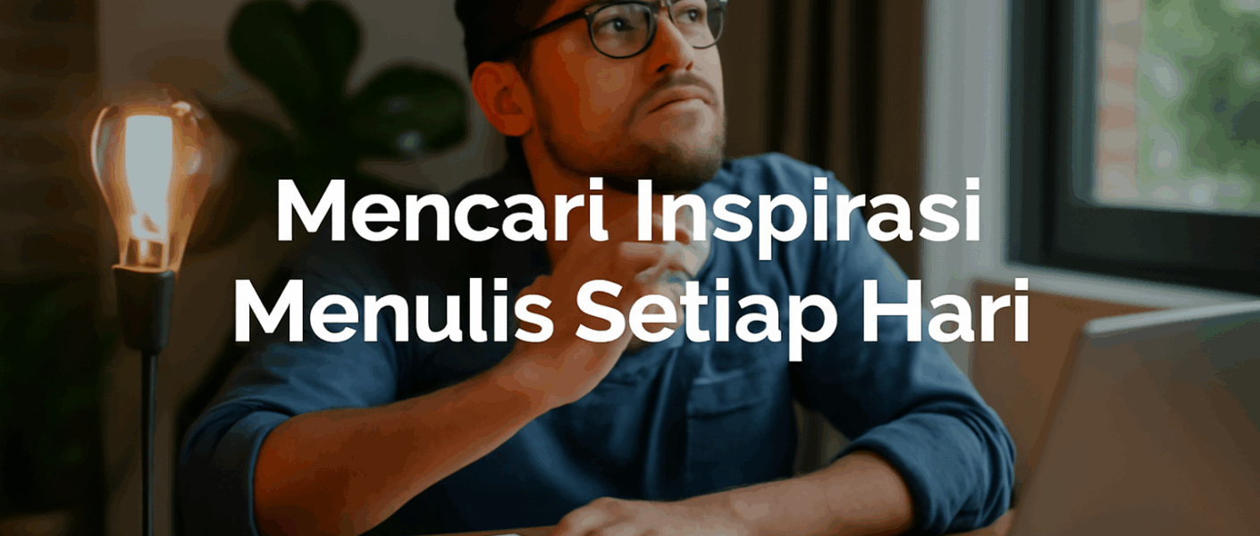 Mencari Inspirasi Menulis Setiap Hari
