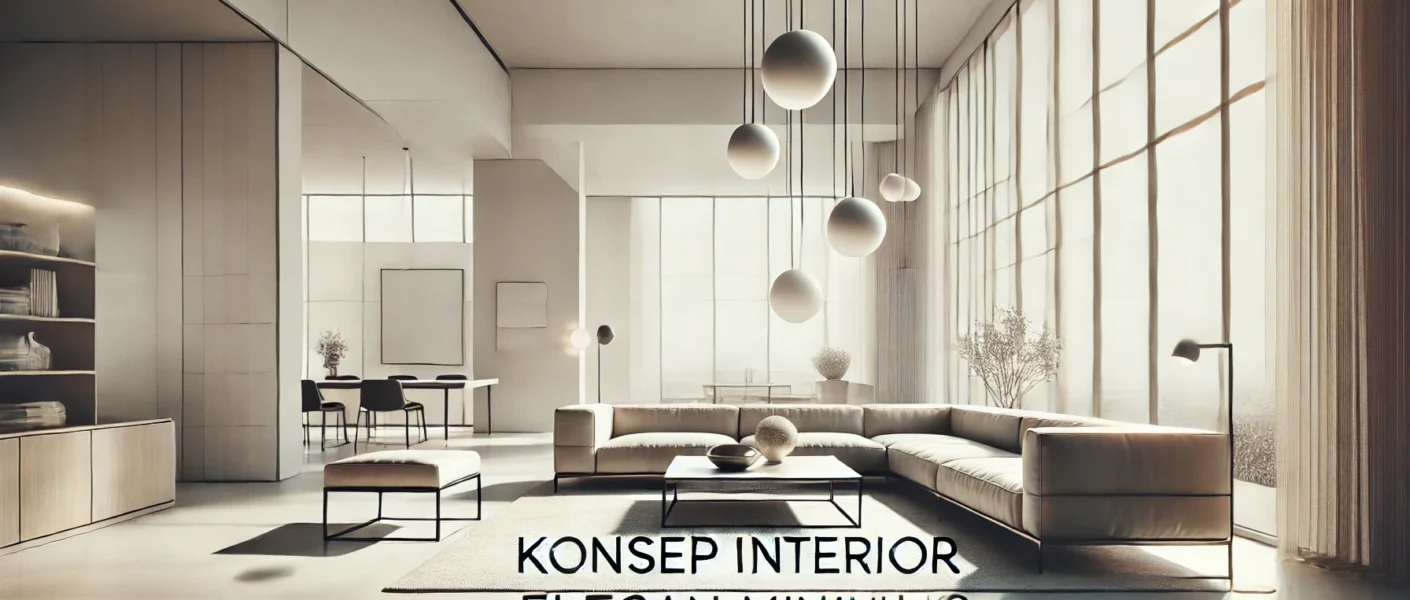 Konsep Interior Elegan Minimalis
