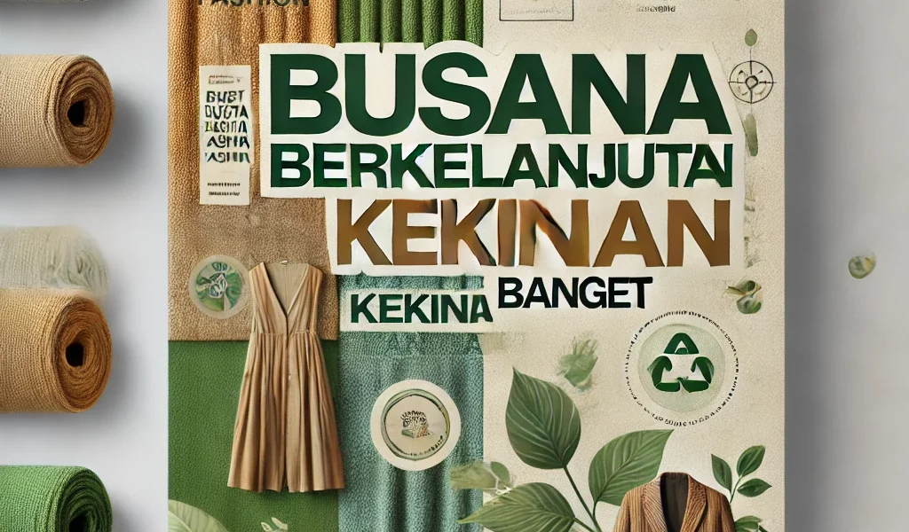 Busana Berkelanjutan Kekinian Banget 1 Busana Berkelanjutan Kekinian Banget