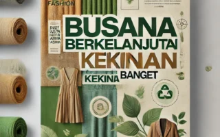 Busana Berkelanjutan Kekinian Banget