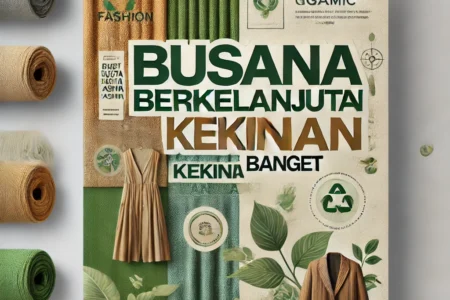 Busana Berkelanjutan Kekinian Banget