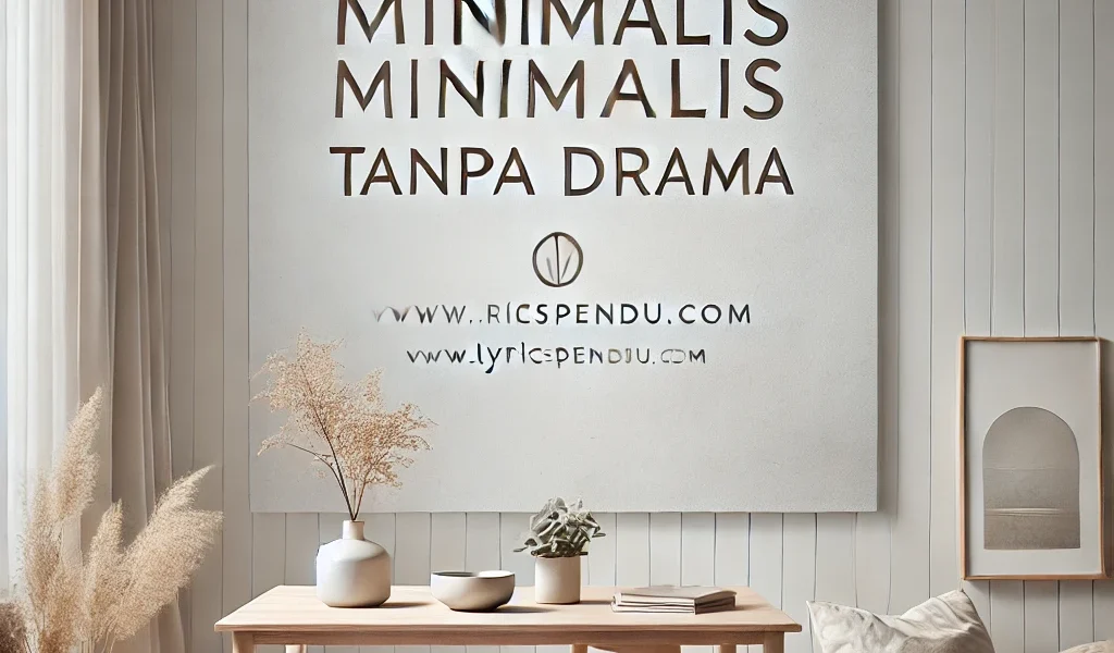 Hidup Minimalis Tanpa Drama 1 Hidup Minimalis Tanpa Drama