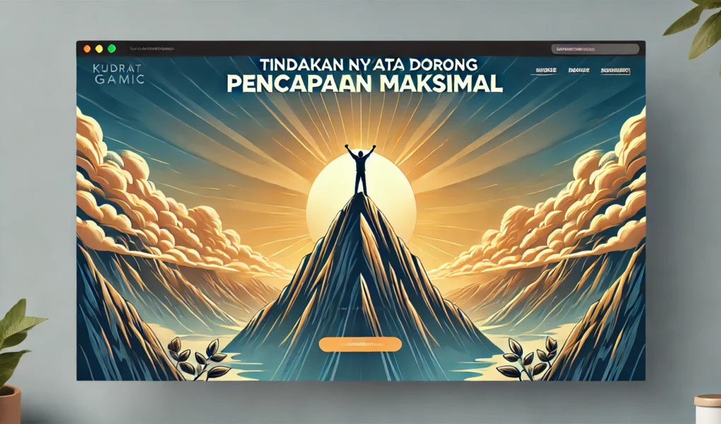 Tindakan Nyata Dorong Pencapaian Maksimal